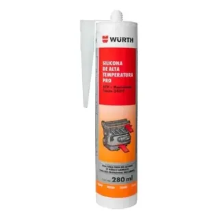 Silicona alta temperatura pro forma juntas Würth gris 280 g